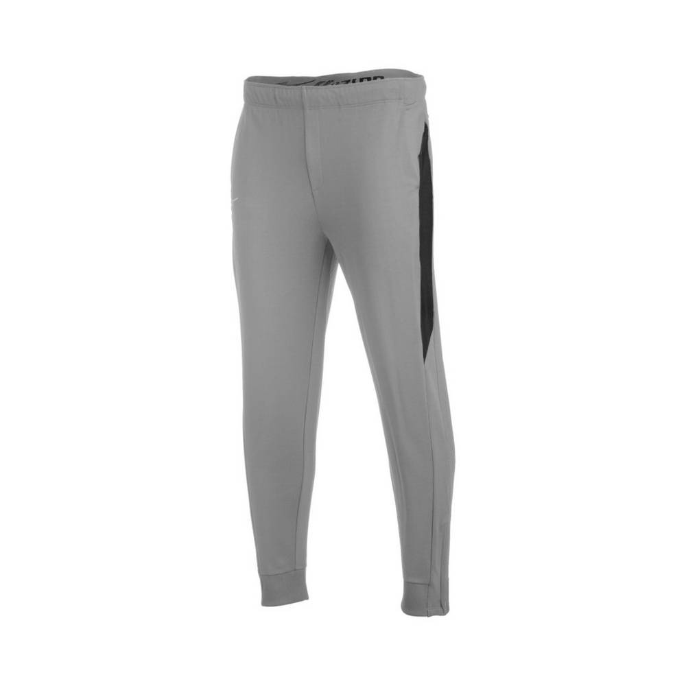 Mens Mizuno Elite Training Pants Grey/Black Philippines (JQAHWE607)